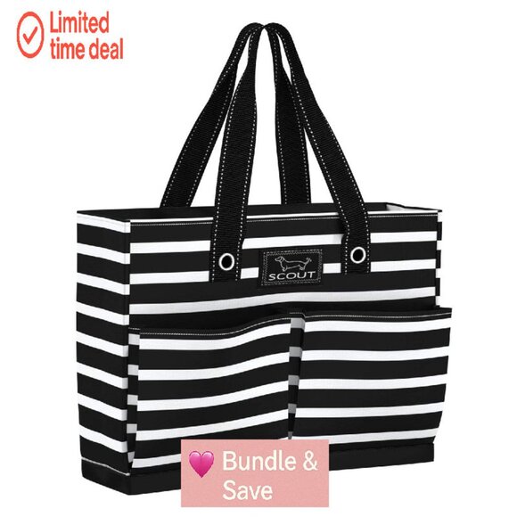 Medium Tote Bag with 5 Pockets, Breakaway Zipper, Slim Style for Women - Picture 1 of 7